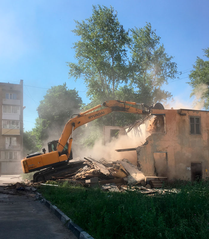 Демонтаж зданий Фрязино